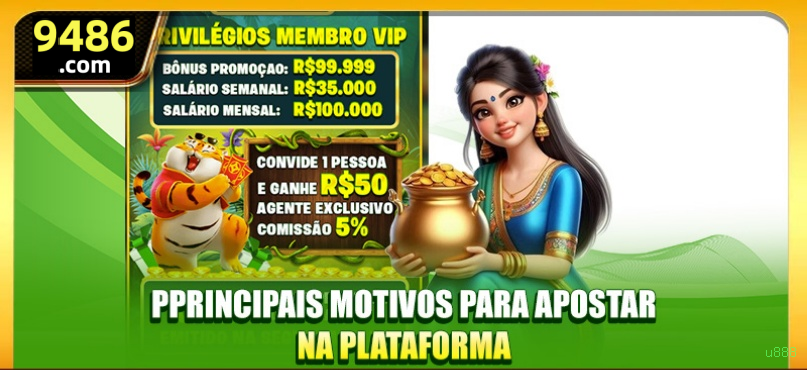 Bônus e prêmios u888